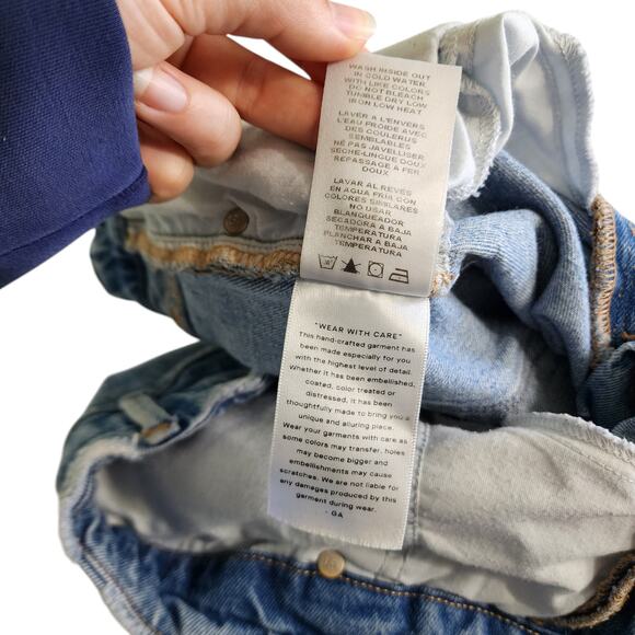 Good American Light Blue Straight Leg Jeans - Picture 11 of 15